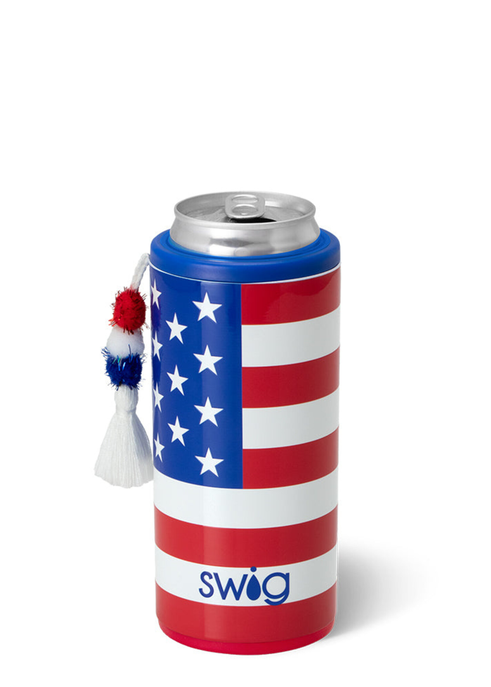 All American Skinny Can Cooler (12oz)