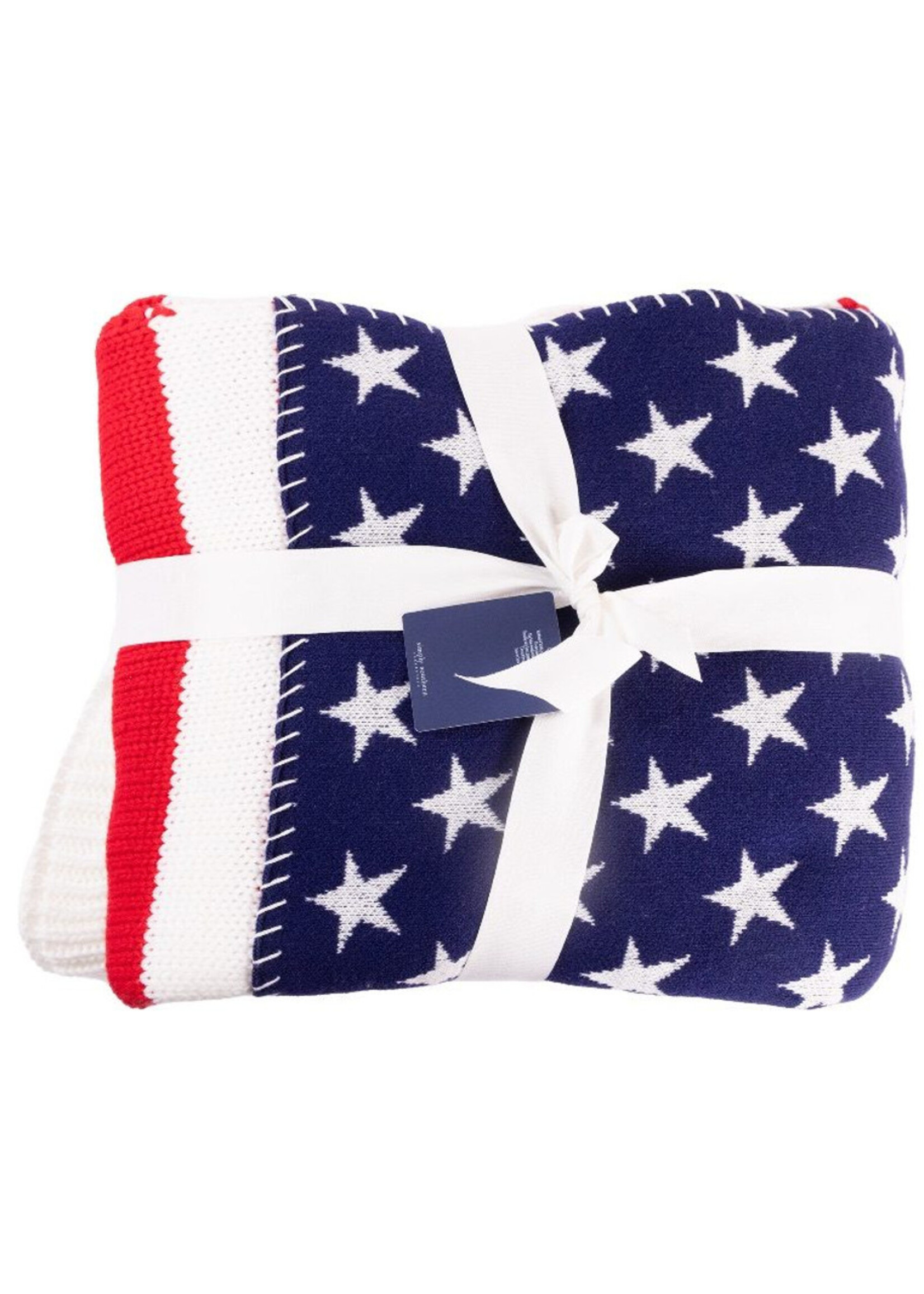 USA Flag Blanket (Cream OR Navy)