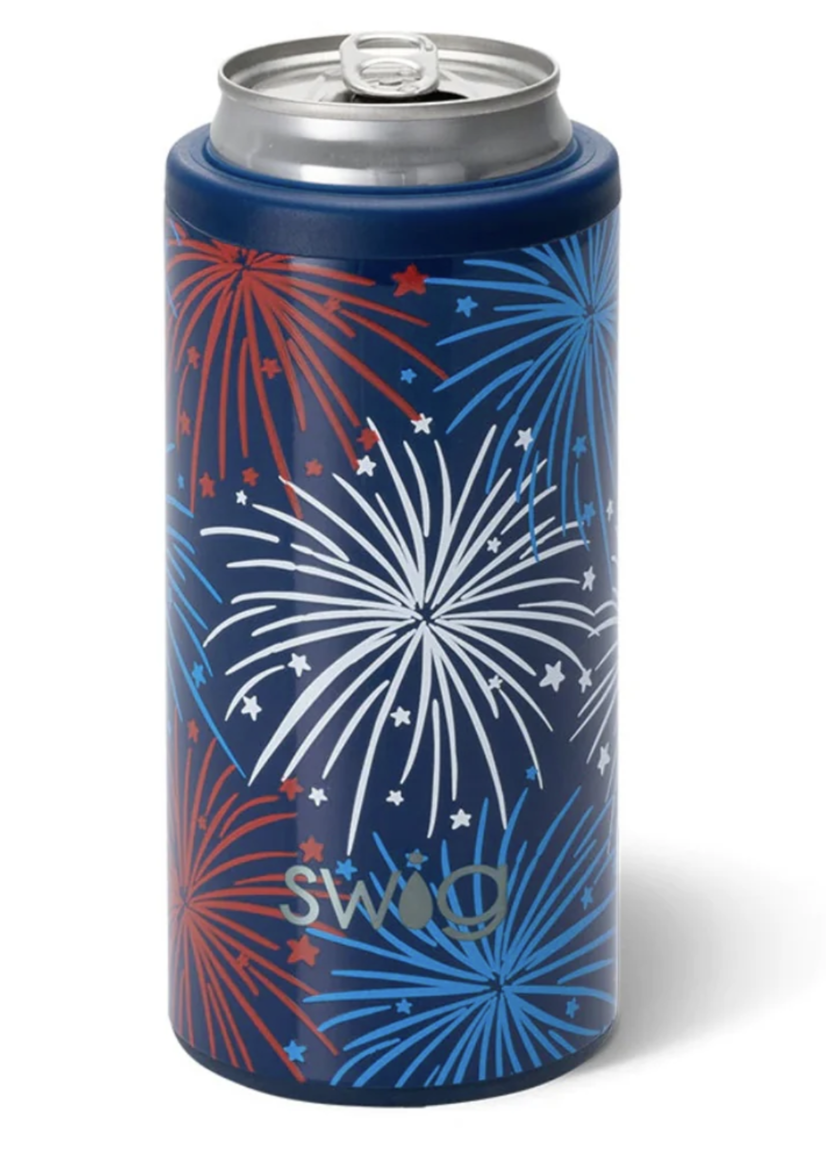 Fireworks 12oz Skinny Can Cooler