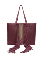 Breezy Fringe Plum
