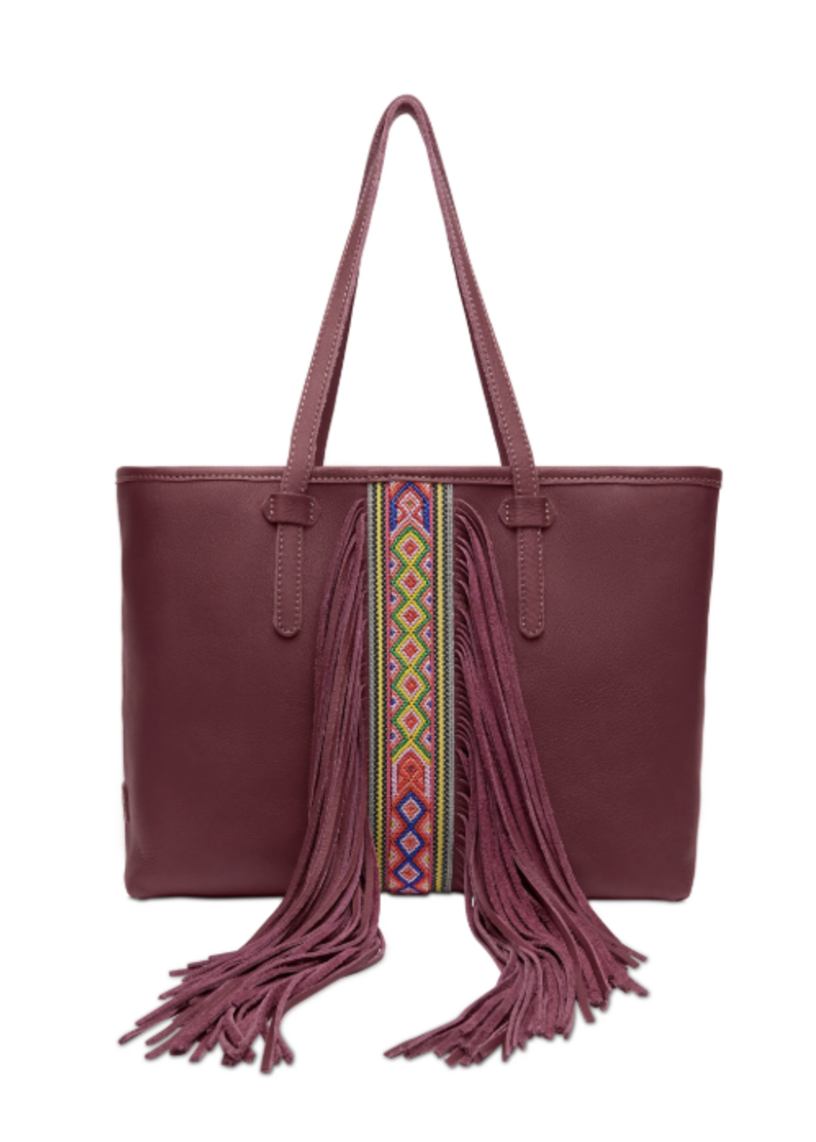Breezy Fringe Plum