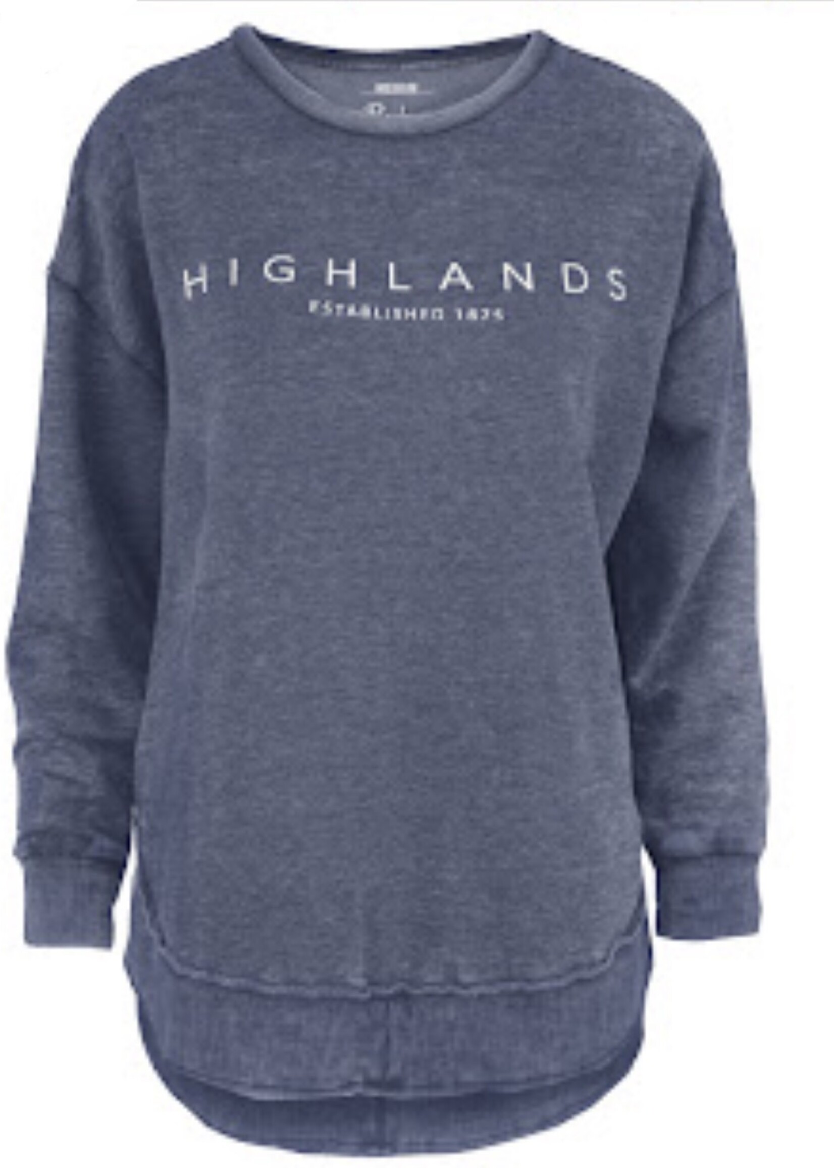 Highlands Est. Melange Poncho Vintage Fleece Crew