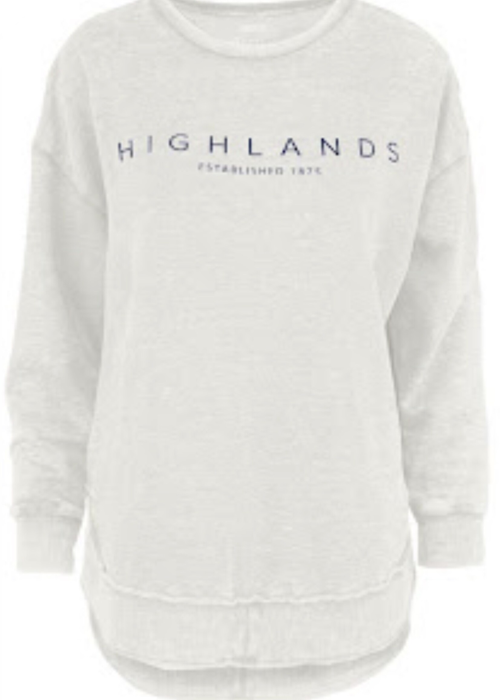 Highlands Est. Melange Poncho Vintage Fleece Crew