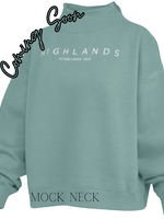 Highlands Est. Mock Neck (Color Options)