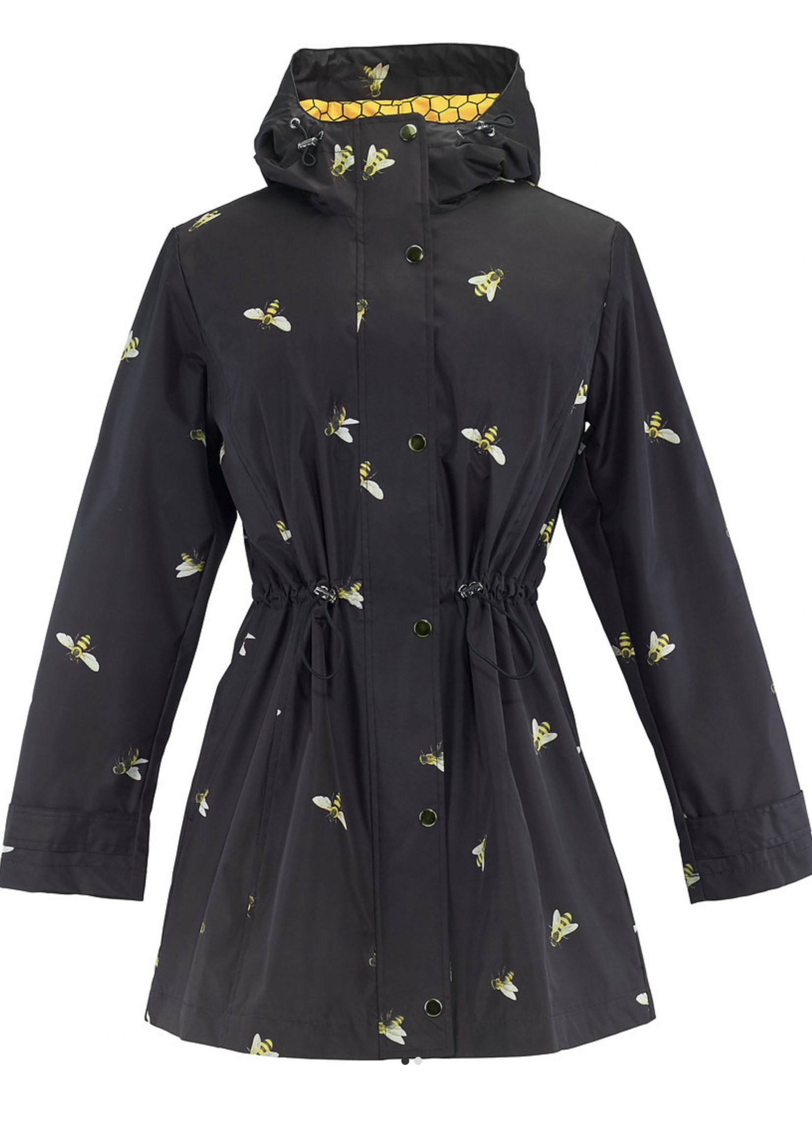 Galleria Enterprises Black - Bees Raincoat