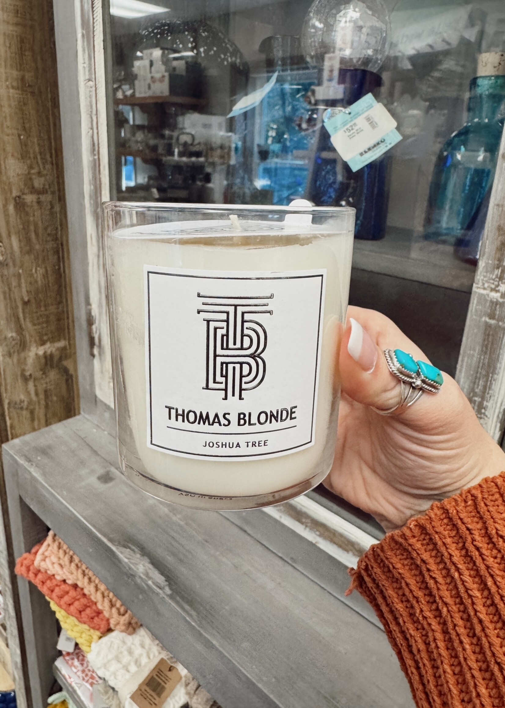 Thomas Blonde Boxed Candle & Match Set (Scents Option)