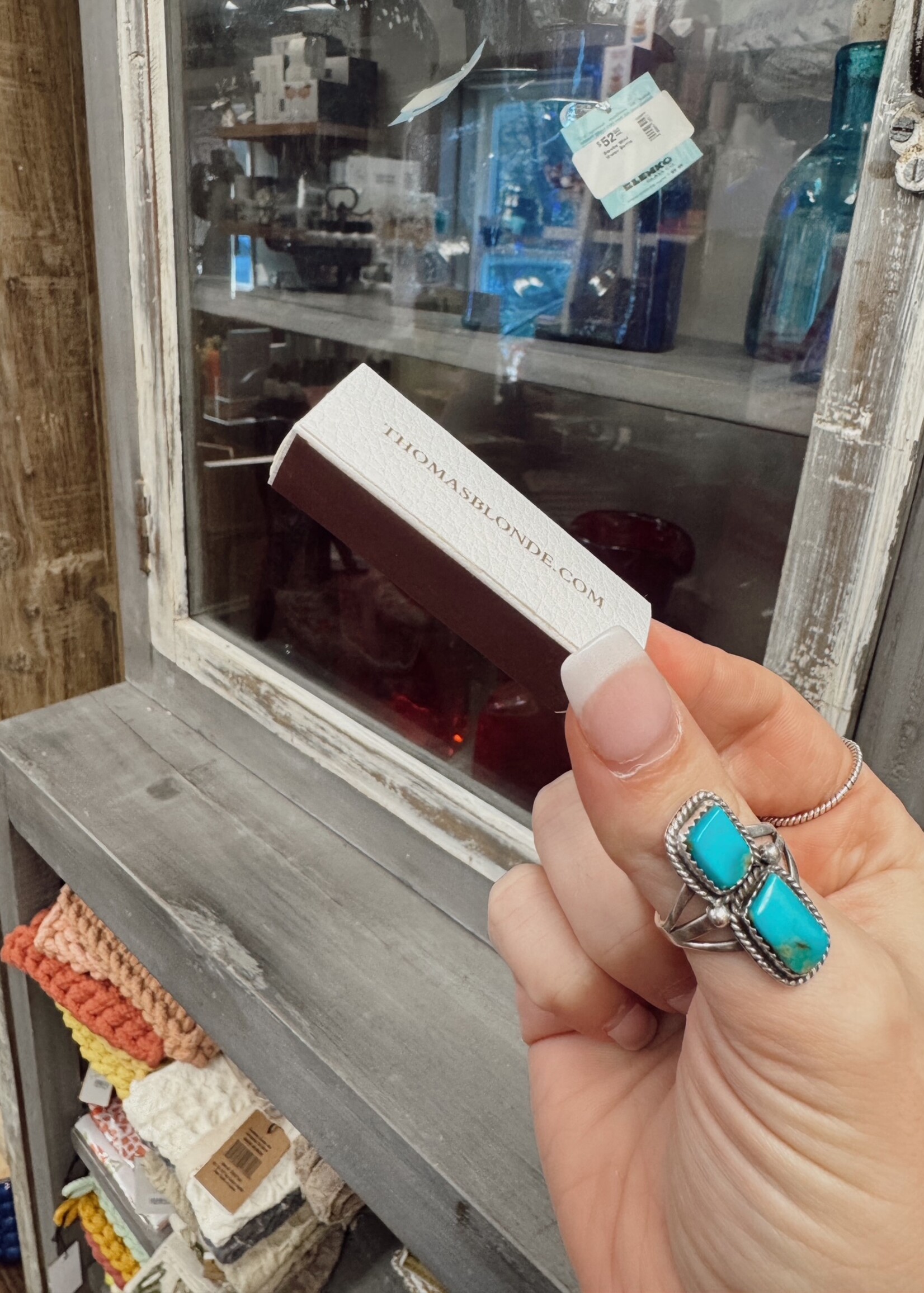 Thomas Blonde Boxed Candle & Match Set (Scents Option)