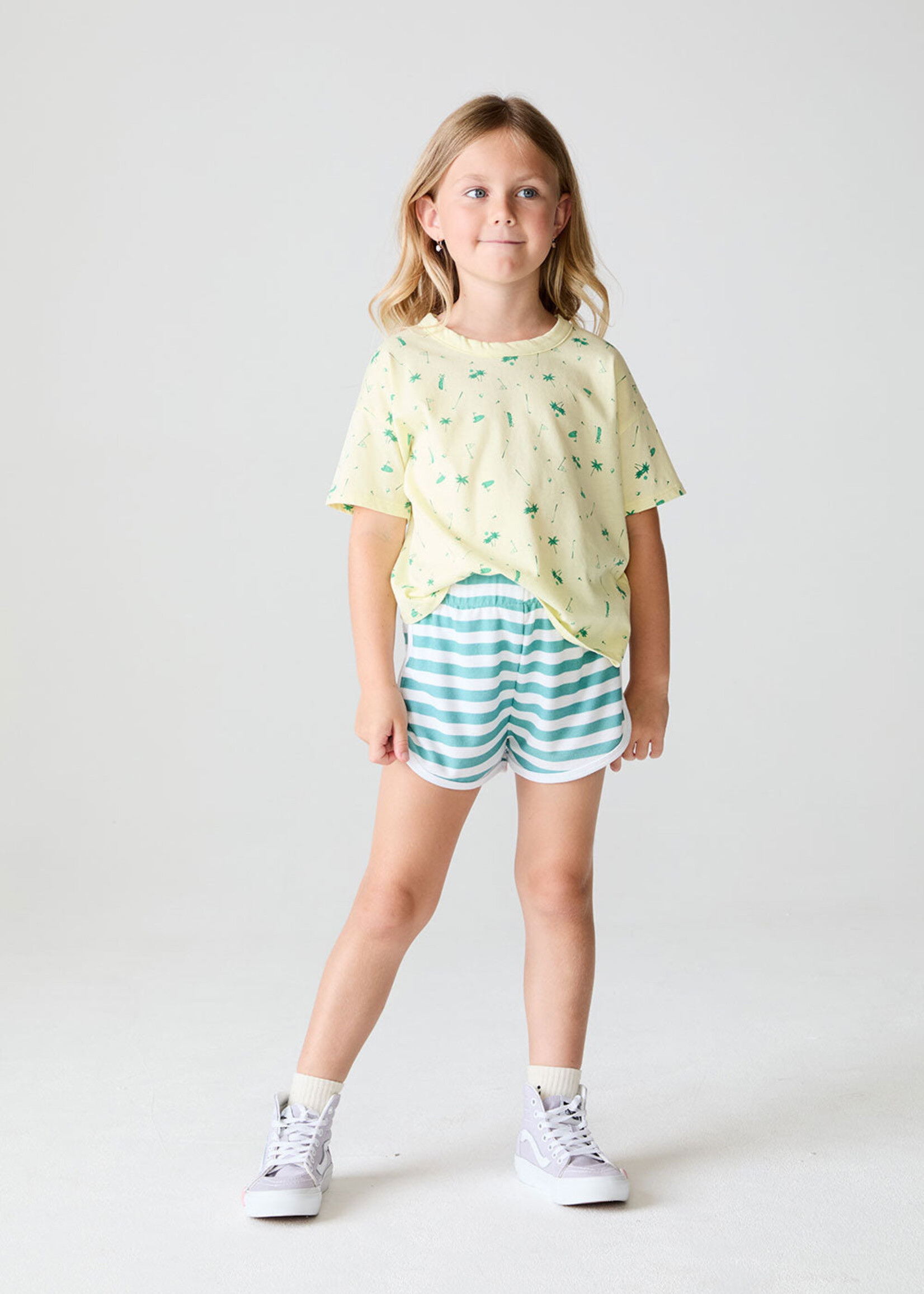 Amazon Stripe Track Shorts