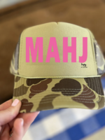 MAHJ Trucker Hat - Camo