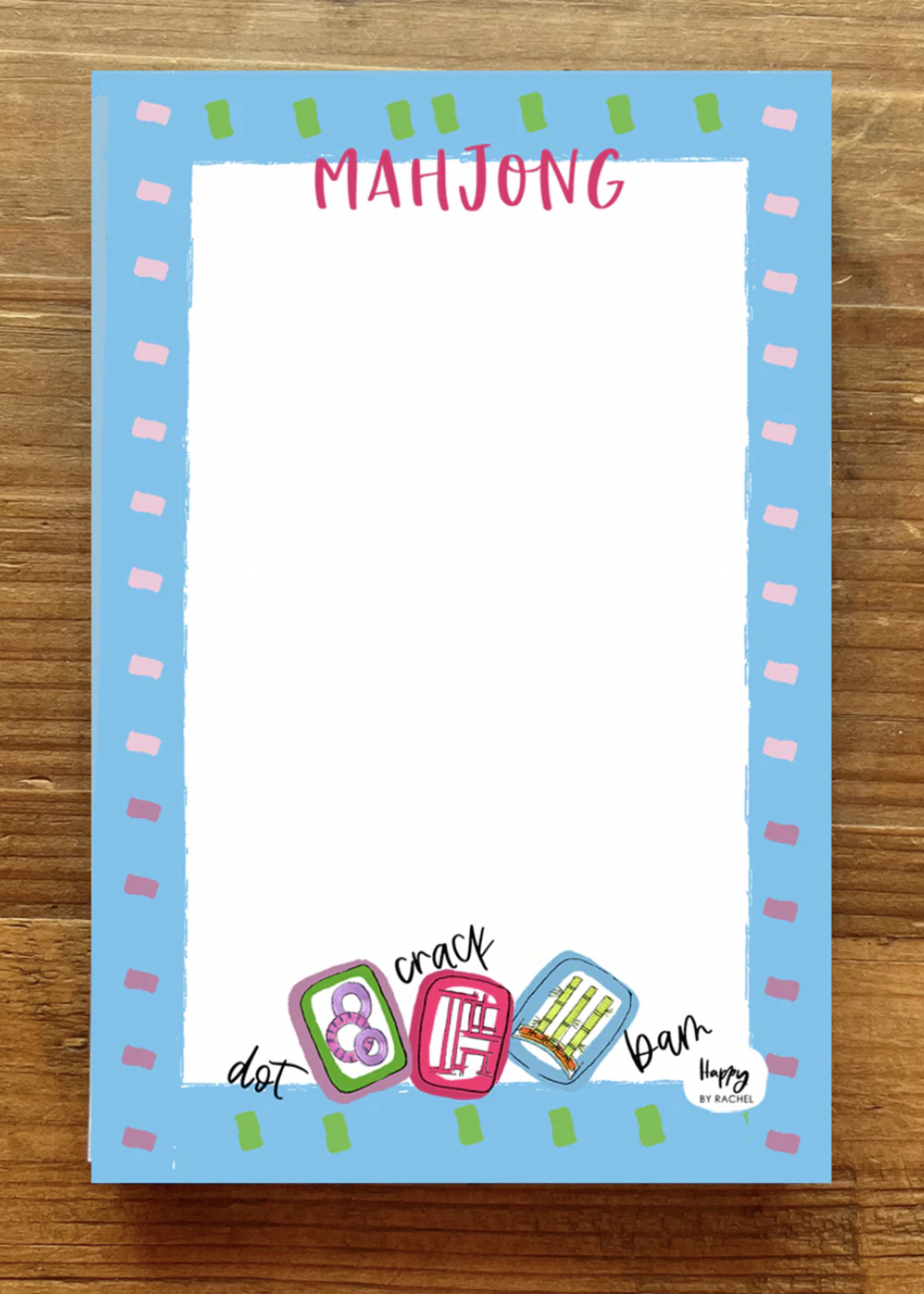 Mahjong Notepad 100 Sheets