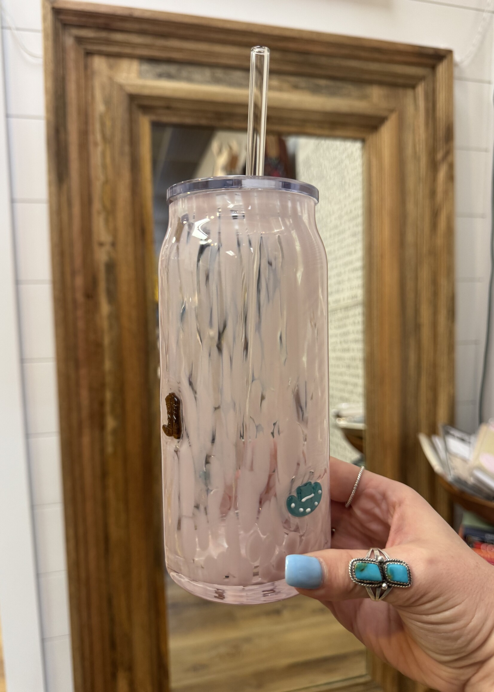 Giddy Up Icon Soda Glass 23oz