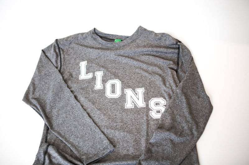 Lions Grey Long Sleeve T-shirt