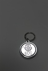 Engraved Silver Keychain