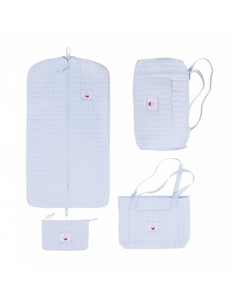 quilted luggage sets