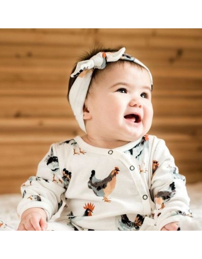 milkbarn footed romper