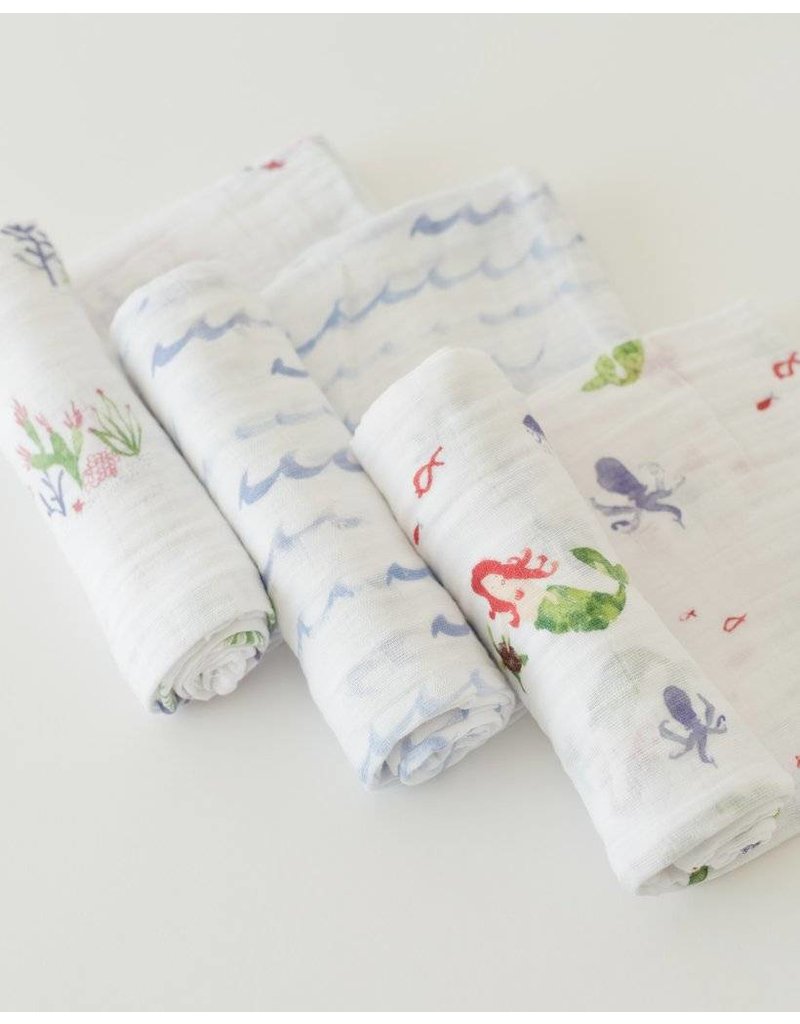 little unicorn muslin swaddle