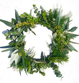Mixed Greens Table Wreath