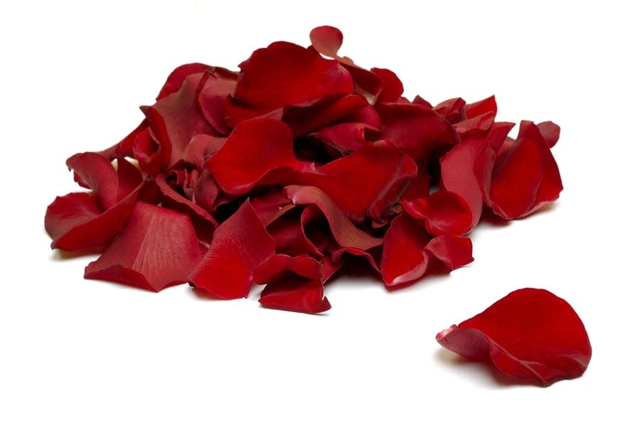Box Red Rose Petals