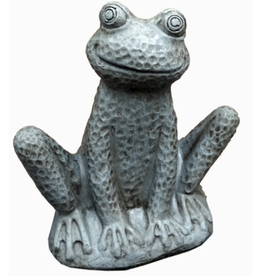 Statuary Sitting Dimples Frog 13"