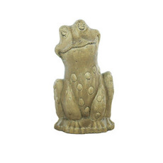 Statuary Smiling Frog 10"