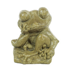 Statuary Pop Eyed Frog 12"