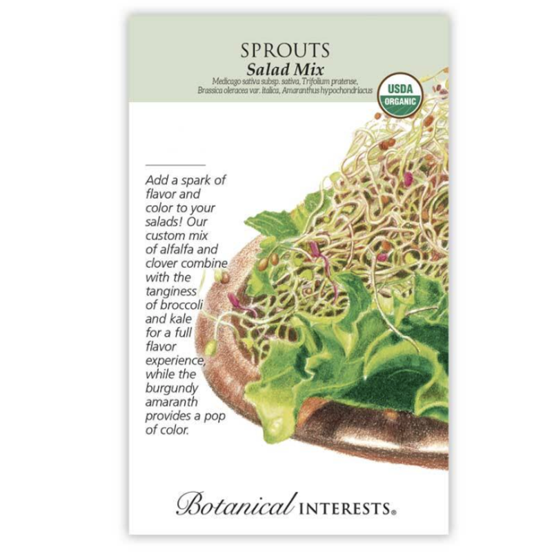 BI Seeds, Sprouts Salad Mix Org