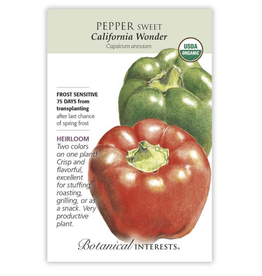 BI Seed, Sweet Pepper California Wonder Org