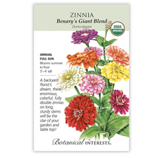 BI Seed, Zinnia Benary's Giant Blend Org