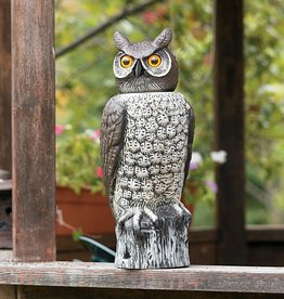 Owl Decoy, Rotating Head 16"