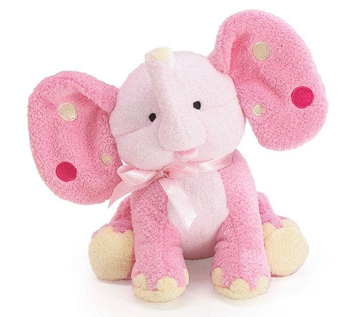 Small pink elephant stuffed animal deals