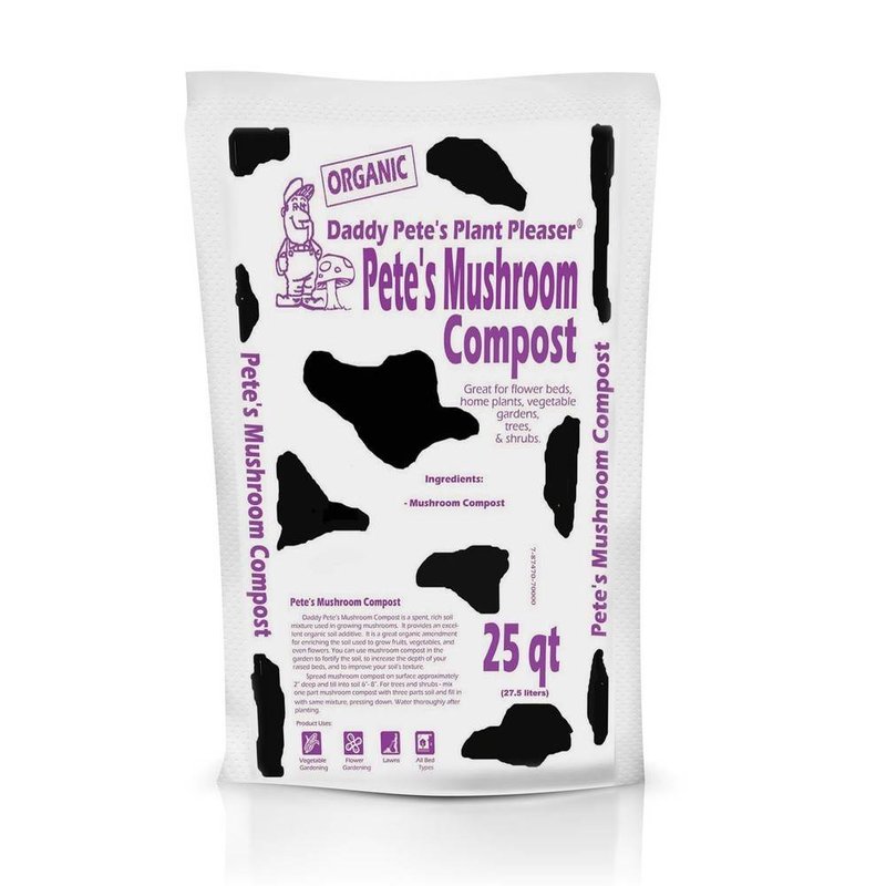 Daddy Pete Mushroom Compost 25 Qt