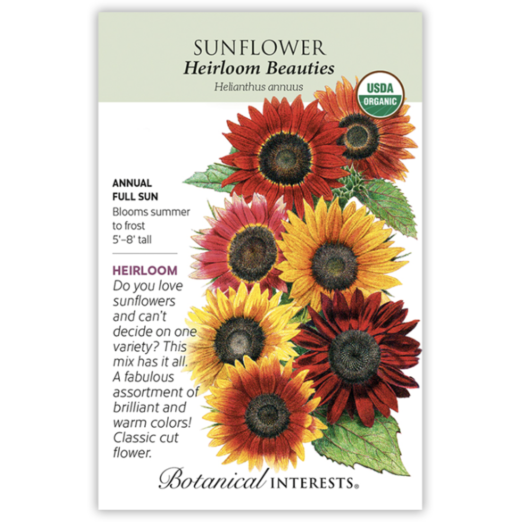 BI Seed, Sunflower Heirloom Beauties Org