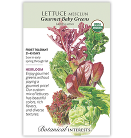 BI Seed, Lettuce Mesclun Gourmet Baby Org 4g