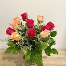 Mixed Dozen Roses