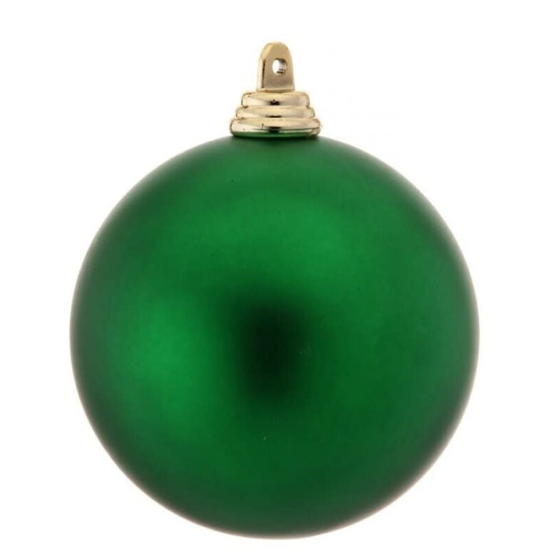 Ornament, Green Matte Ball 70 mm 12 Pack