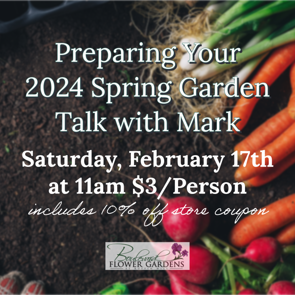 Class : Planning Your Spring Garden with Mark, Saturday Feb 17th @11am