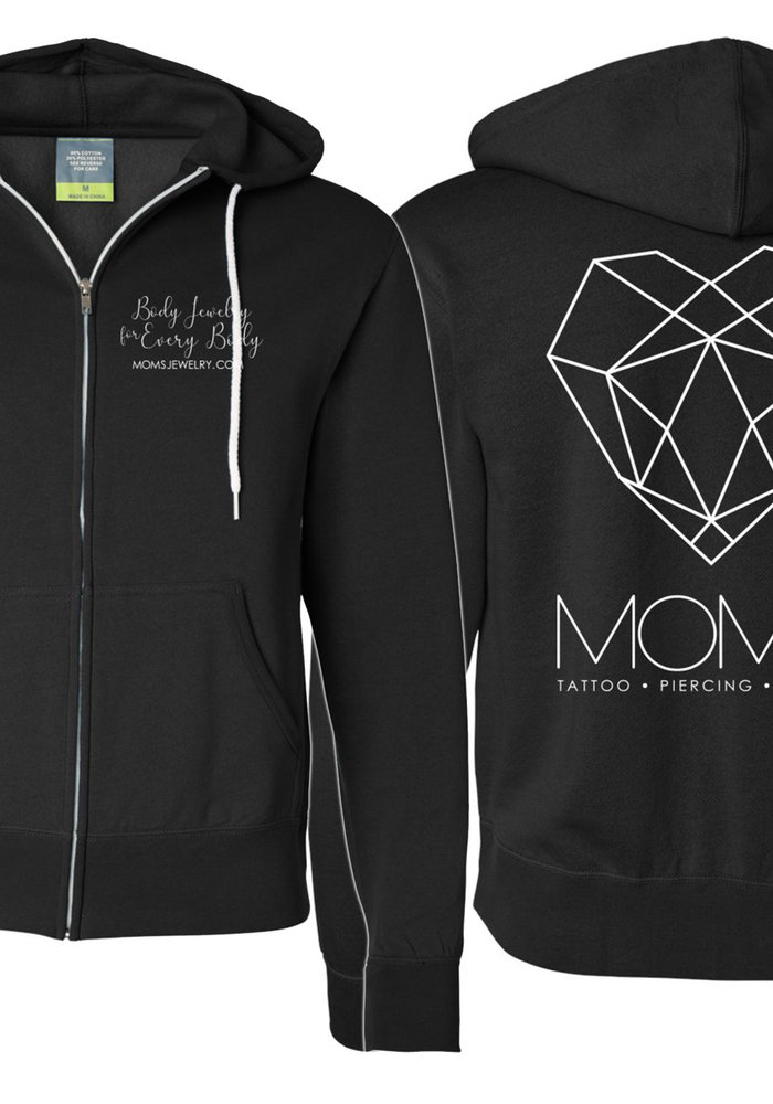 Mom's Custom Tattoo Modern Logo Hoodie