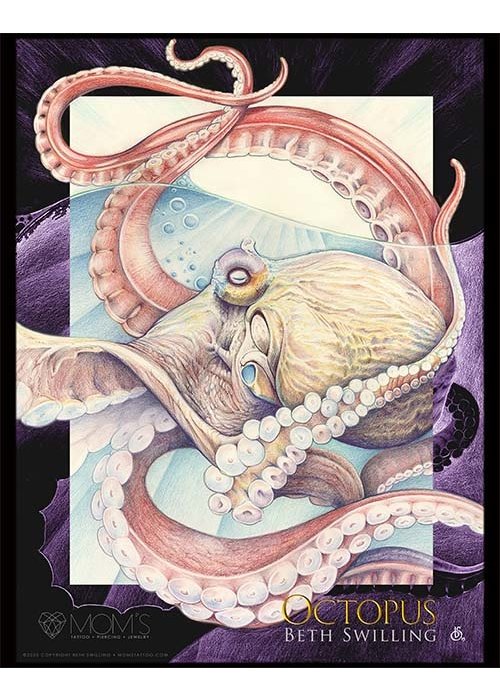 Octopus Poster - Beth Swilling