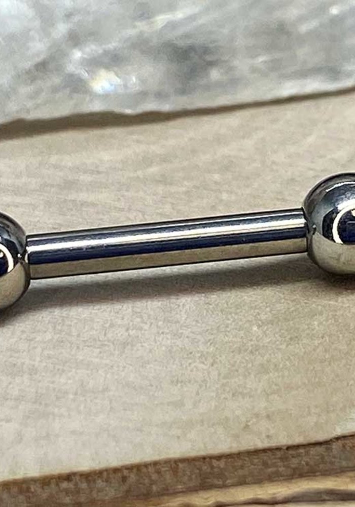 12g Threadless Ti Nipple Barbell (Post Only)