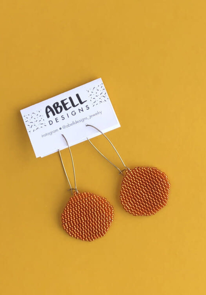 ABELL Designs Orange Copper Circles