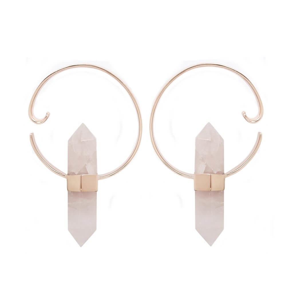 Rose Quartz Alchemy Earrings