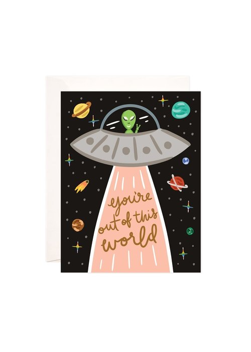 Bloomwolf Studio Out of This World Greeting Card