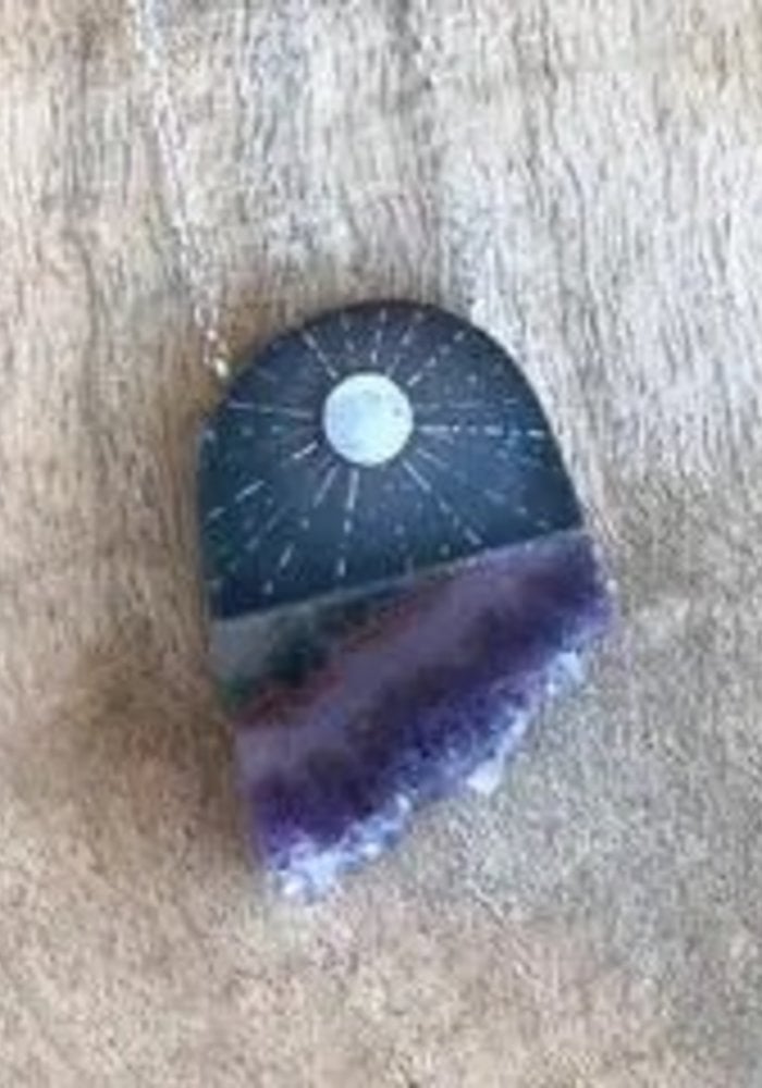 Fernworks Moon Rays Crystal Necklace