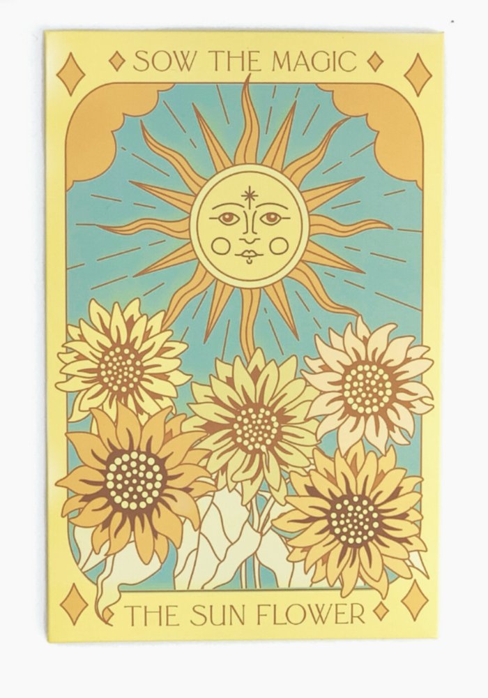 The Sun Flower Tarot Garden + Gift Seed Packet