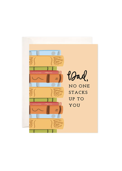 Bloomwolf Studio Dad Stacks Greeting Card - Father's Day Card