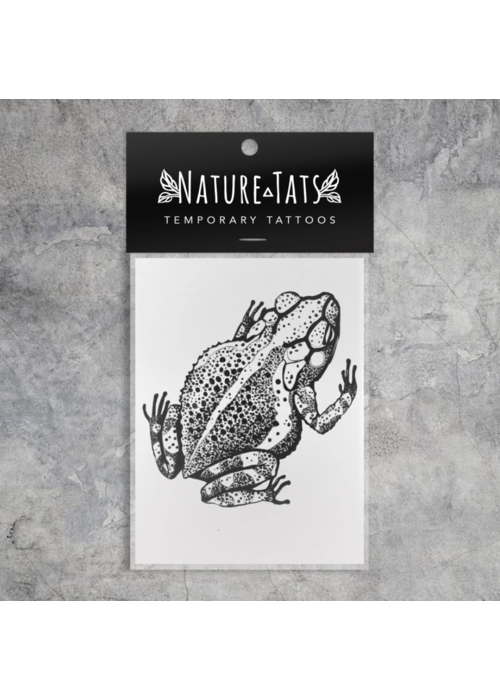 NatureTats Toad Temporary Tattoo