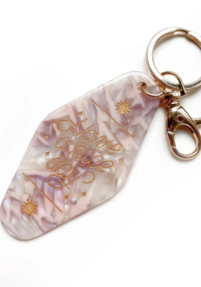 Cancer Horoscope Motel Keychain