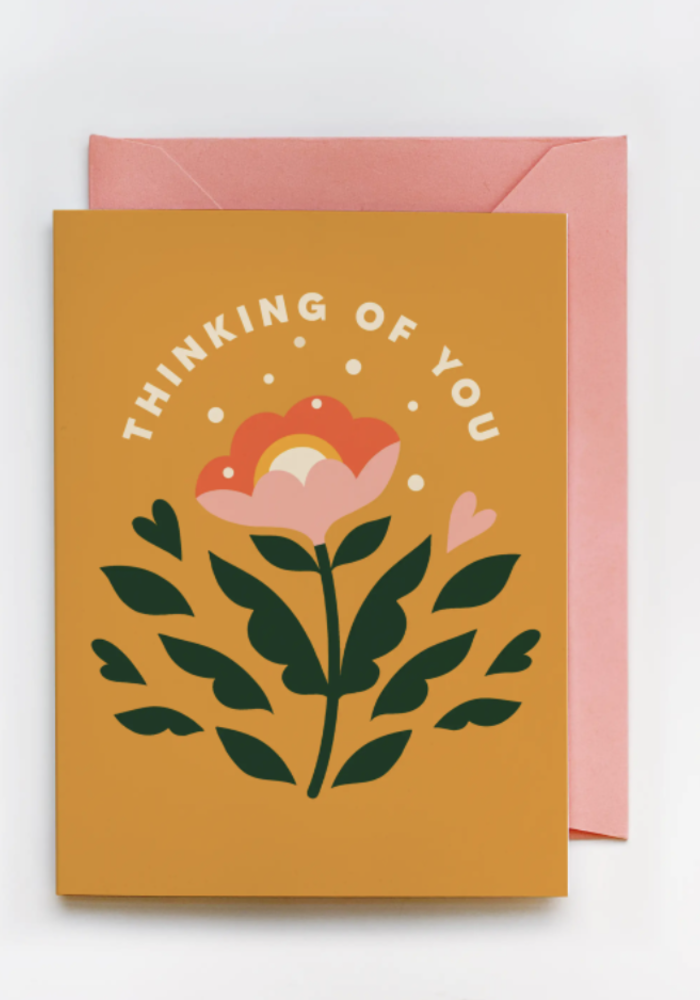 Thinking of you Sienna Greeting Card