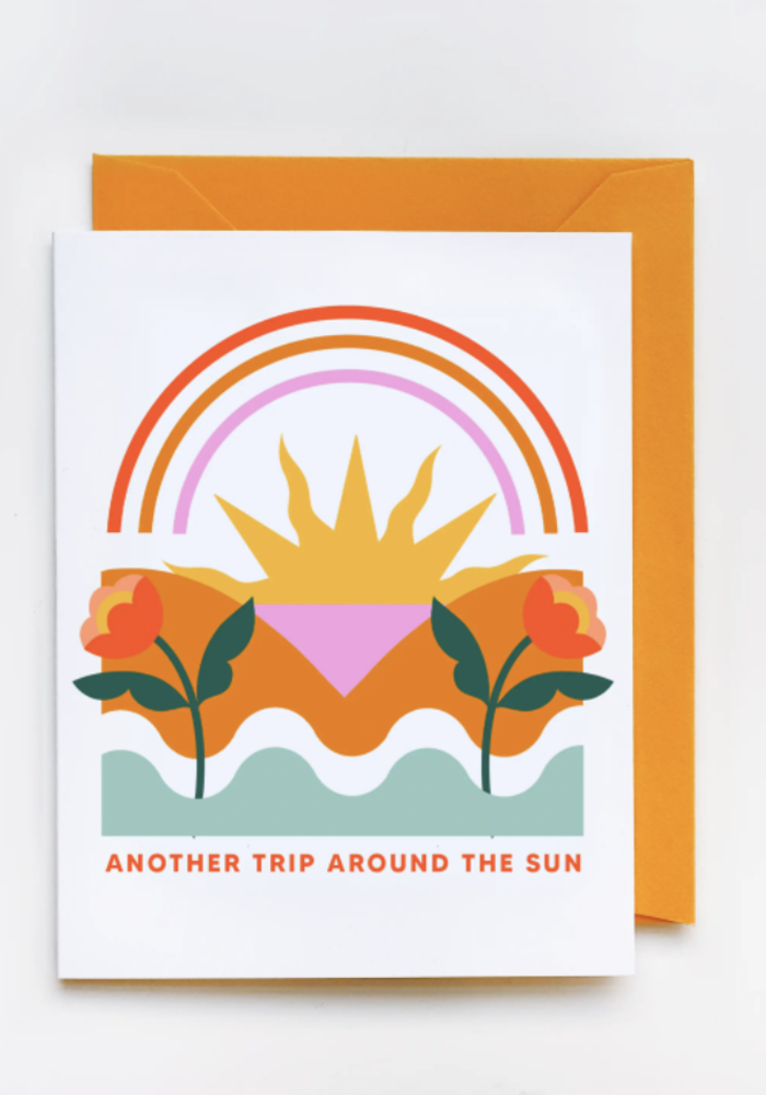 Another Trip Around The Sun Greeting Card