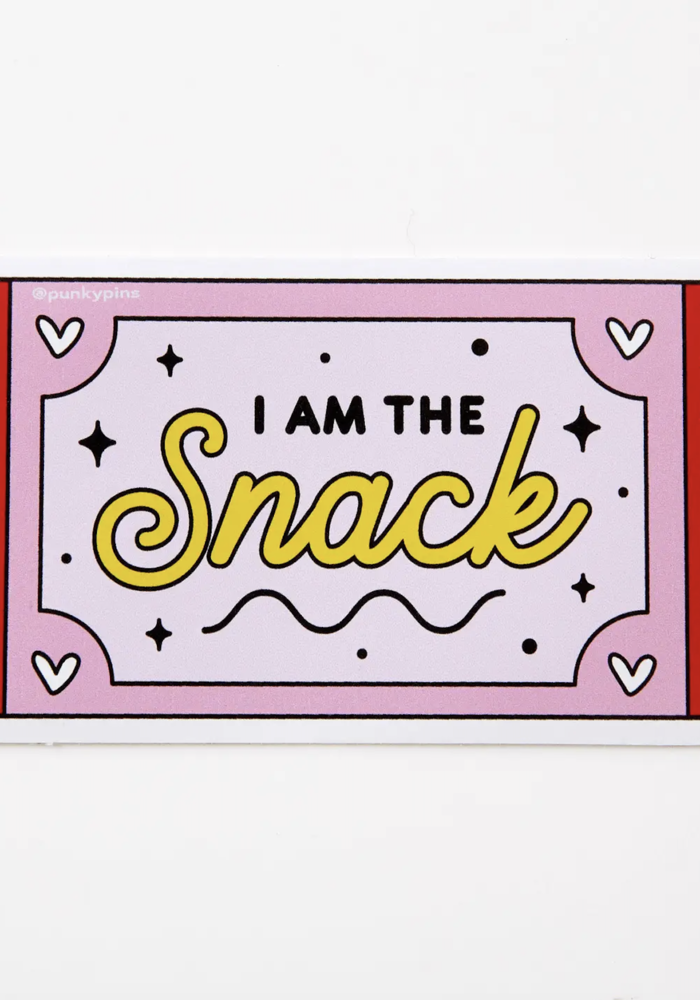 I Am The Snack Vinyl Sticker